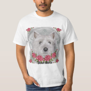 T-shirt Roses Cairn Terrier