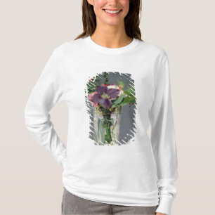 T-shirt Roses de Manet et clématite dans un vase en