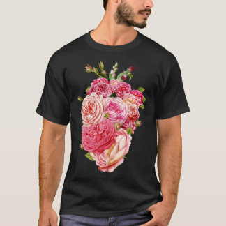 T-shirt Roses du coeur des mères par Tobe Fonseca