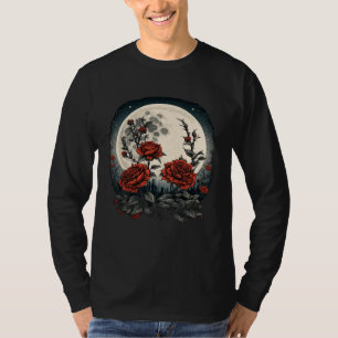T-shirt Roses Fleurs Fleuriste Botaniste Jardinier Rouge L