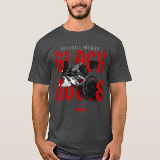 T-SHIRT ROSES NOIRS