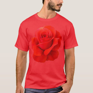 T-shirt Roses rouges Noir