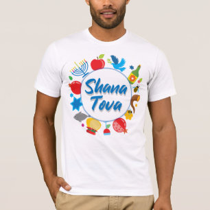 T-shirt Rosh Hashanah avec Shana Tova