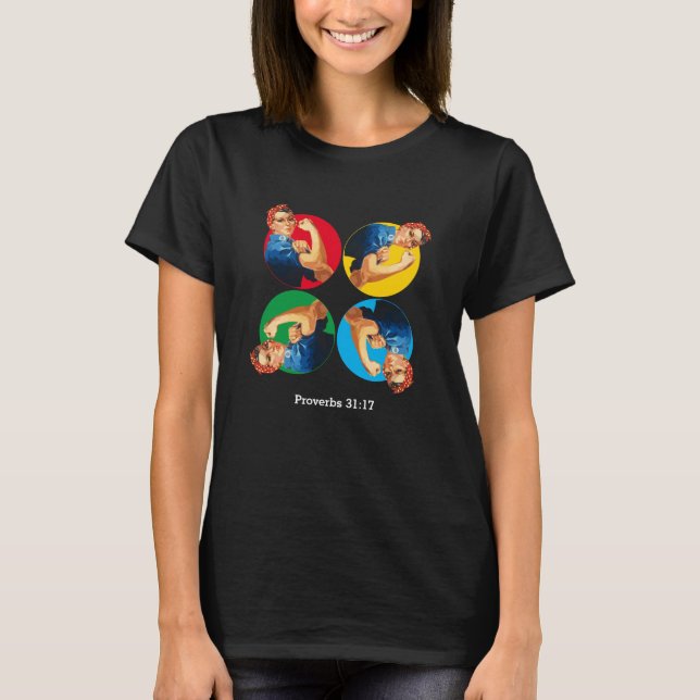 T-shirt ROSIE classique RIVETER Christian (Devant)