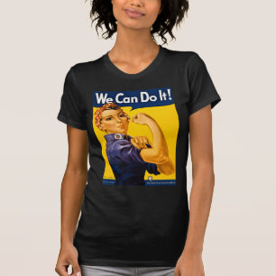 T-shirt Rosie le Riveter Nous pouvons le faire Vintage