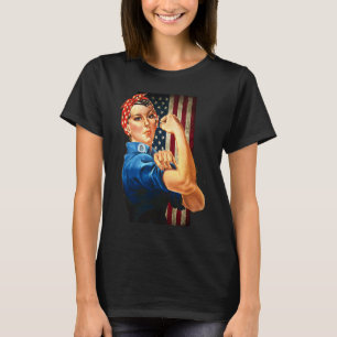T-shirt Rosie le Riveter Une Femme Autonomisée Empower Fem