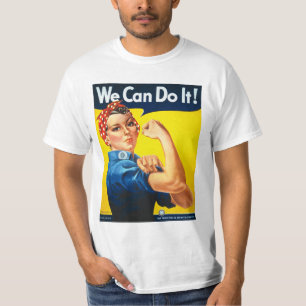 T-shirt Rosie le rivoir nous pouvons le faire vintage
