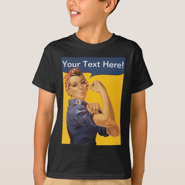 T-shirt Rosie le rivoir nous pouvons le faire ! Votre (Devant)