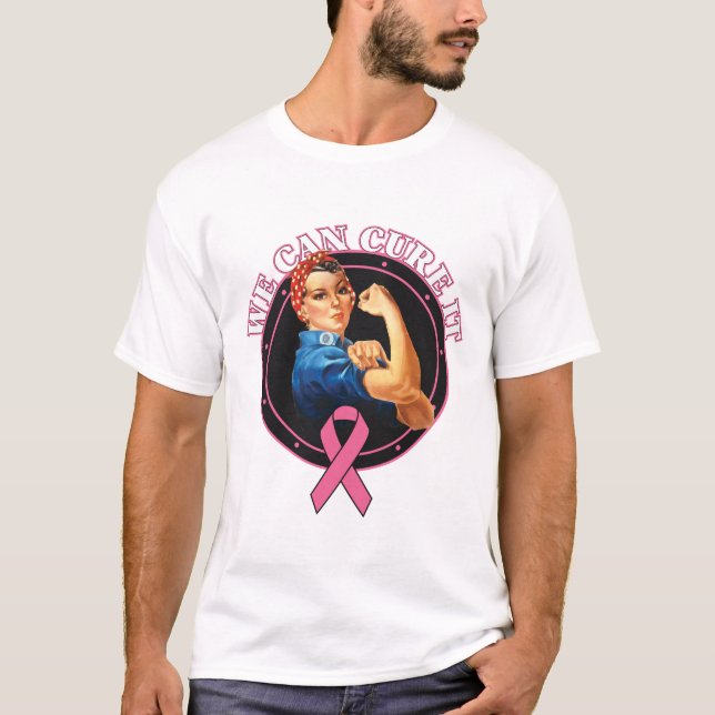 T-shirt Rosie le rivoir nous pouvons le traiter cancer du (Devant)