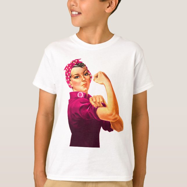 T-shirt Rosie le rivoir - rose de Cancer (Devant)