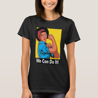 T-shirt Rosie The Riveter We Can Do It Afro American Afric