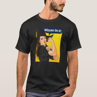 T-shirt Rosie The Riveter Wiccan Do It Feminist Witch Retr