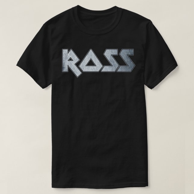 T-shirt Ross en métal lourd (Design devant)