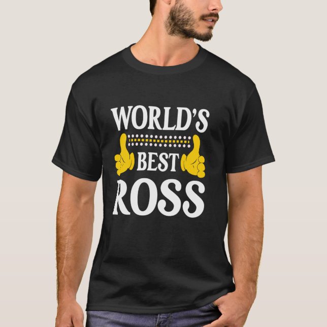 T-shirt Ross Nom de famille Funny Team Famille Nom de fami (Devant)