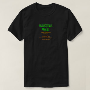 T-shirt Roswell 1947 Bulle météorologique UFO