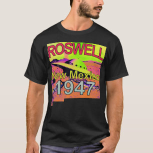 T-shirt Roswell Nouveau-Mexique 1947 s Trippy Cravate psyc