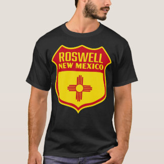 T-shirt Roswell Nouveau Mexique Retro Pavillon rouge