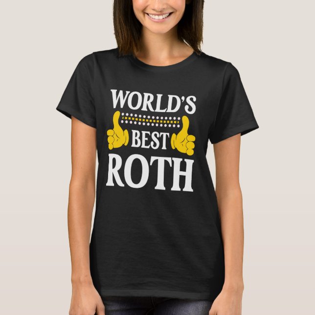 T-shirt Roth Nom de famille Funny Team Famille Nom de fami (Devant)