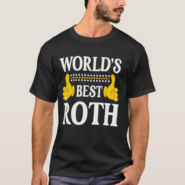 T-shirt Roth Nom de famille Funny Team Famille Nom de fami (Devant)