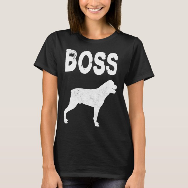 T-shirt Rottweiler Boss Rottweiler Chien (Devant)