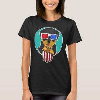 T-shirt Rottweiler cinéma 3d