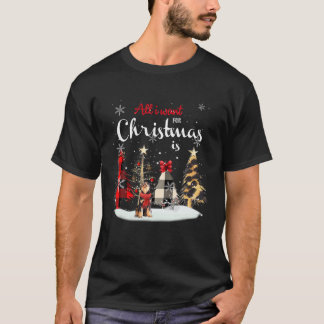 T-shirt Rottweiler Joyeux Noël Tout Rottweiler Veut Pour