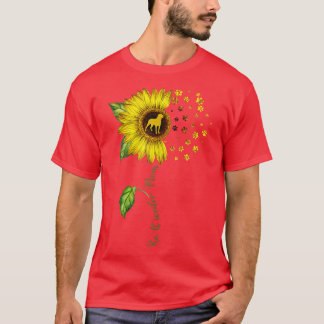T-shirt Rottweiler Maman Sunflower Rottweiler Lover Don Do
