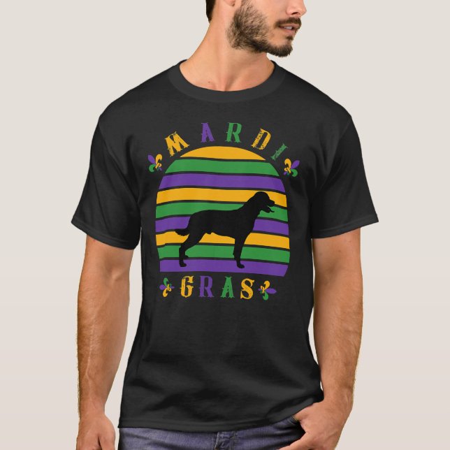 T-shirt Rottweiler Mardi Gras Amoureux des chiens animal (Devant)