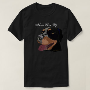 T-shirt Rottweiler n'abandonne jamais