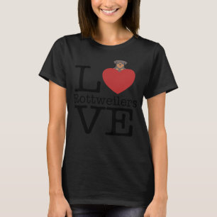 T-shirt Rottweilers mignons d'amour