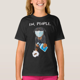 T-shirt Roturtweiler Ew People Dog Wearing