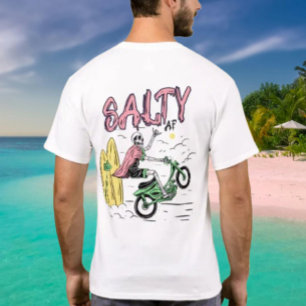 T-shirt Roue arrière de moto par Salty AF