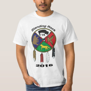 T-shirt Roue blanche de médecine de femme de Buffalo de