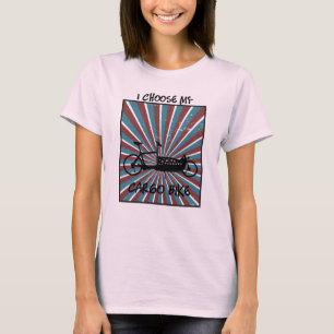 T-shirt Roue de charge dans l'oeil avec des rayons et prov