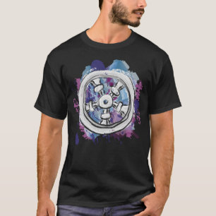 T-shirt Roue en argent