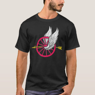 T-shirt Roue et flèche pour moteur de l'unité de police