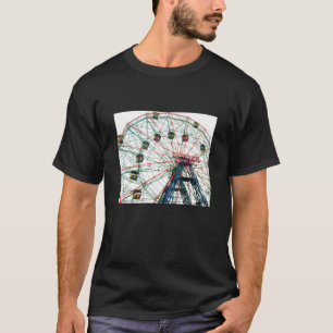 T-shirt Roue merveilleuse de Coney Island Brooklyn New Yor