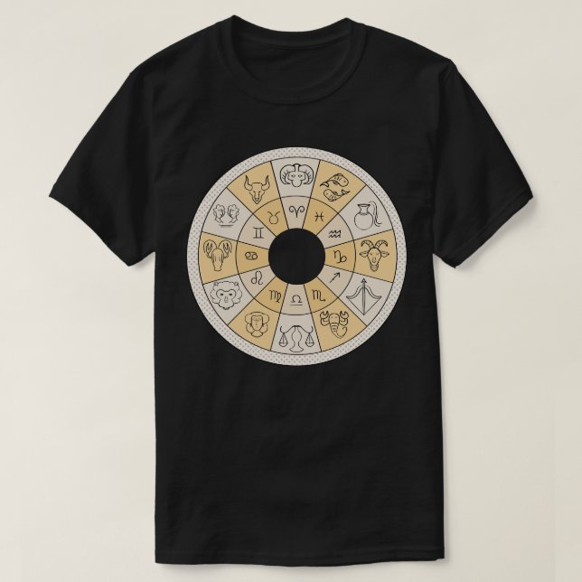 T-shirt Roue zodiaque (Design devant)