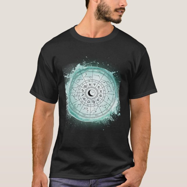 T-shirt Roue zodiaque (Devant)