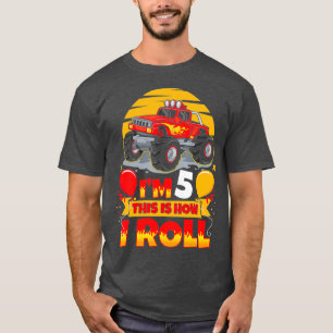 T-shirt Roues Chaudes Anniversaire Im 5 Voici Comment Je R