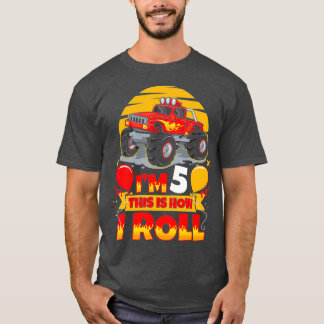 T-shirt Roues Chaudes Anniversaire Im 5 Voici Comment Je R