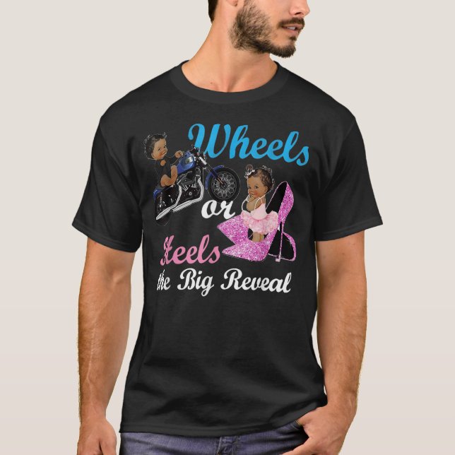 T-shirt Roues ou talons L'équipe de grands révélateurs Gar (Devant)
