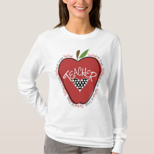 T-shirt Rouge Apple de professeur de première catégorie