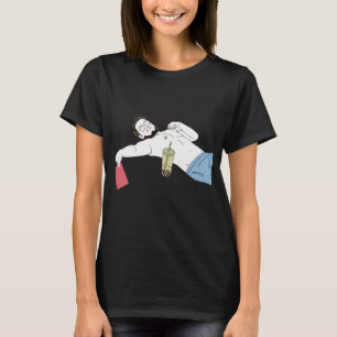 T-shirt Rouge Blanc Et Bruh 4 Juillet Garçons Poissons Pat