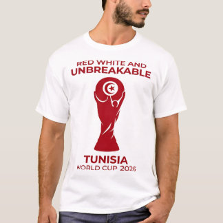 T-shirt Rouge Blanc et Incassable