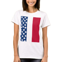 Rouge blanc étoiles joyeuses fête de l'Indépendanc