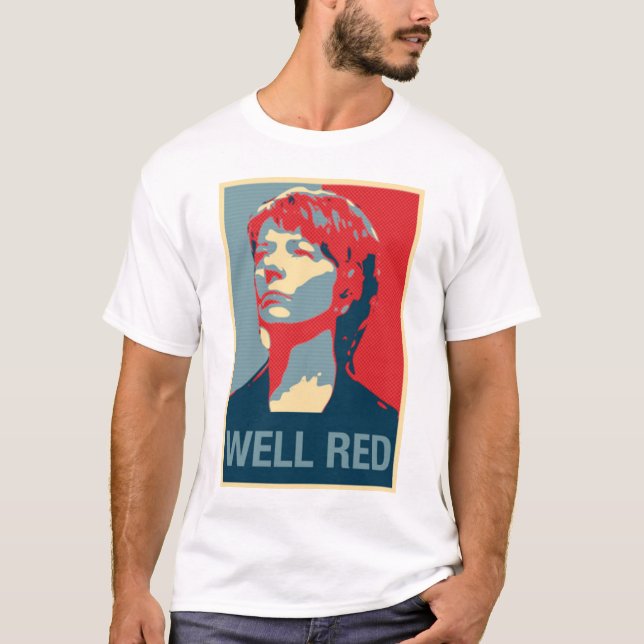 T-shirt Rouge bon de Julia Gillard (Devant)