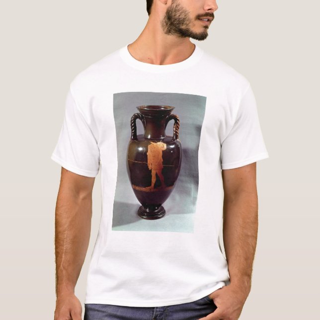 T-shirt Rouge-chiffre amphora de grenier (Devant)
