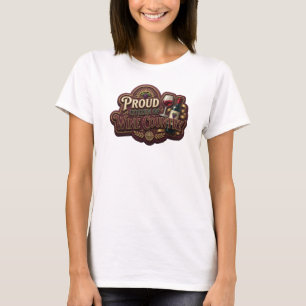 T-shirt Rouge Classique FIÈRE CITOYENNE DU PAYS DU VIN