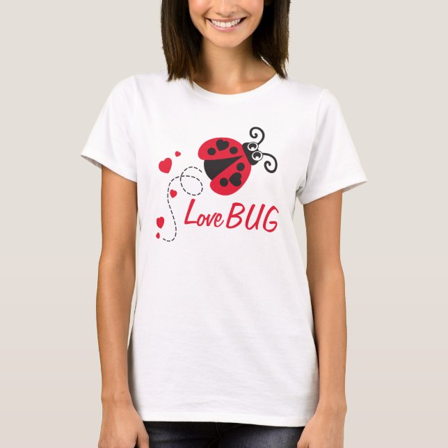 T-shirt rouge coccinelle (Devant)